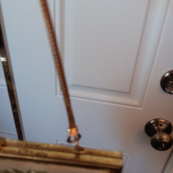 Vintage Tan FLORAL TAPESTRY Purse - Picture 3 of 6